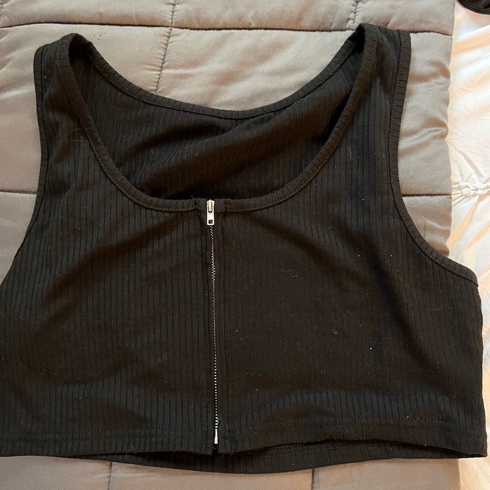 zipper front tank